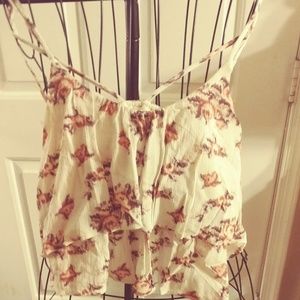 Wet seal cream spegitti strap large